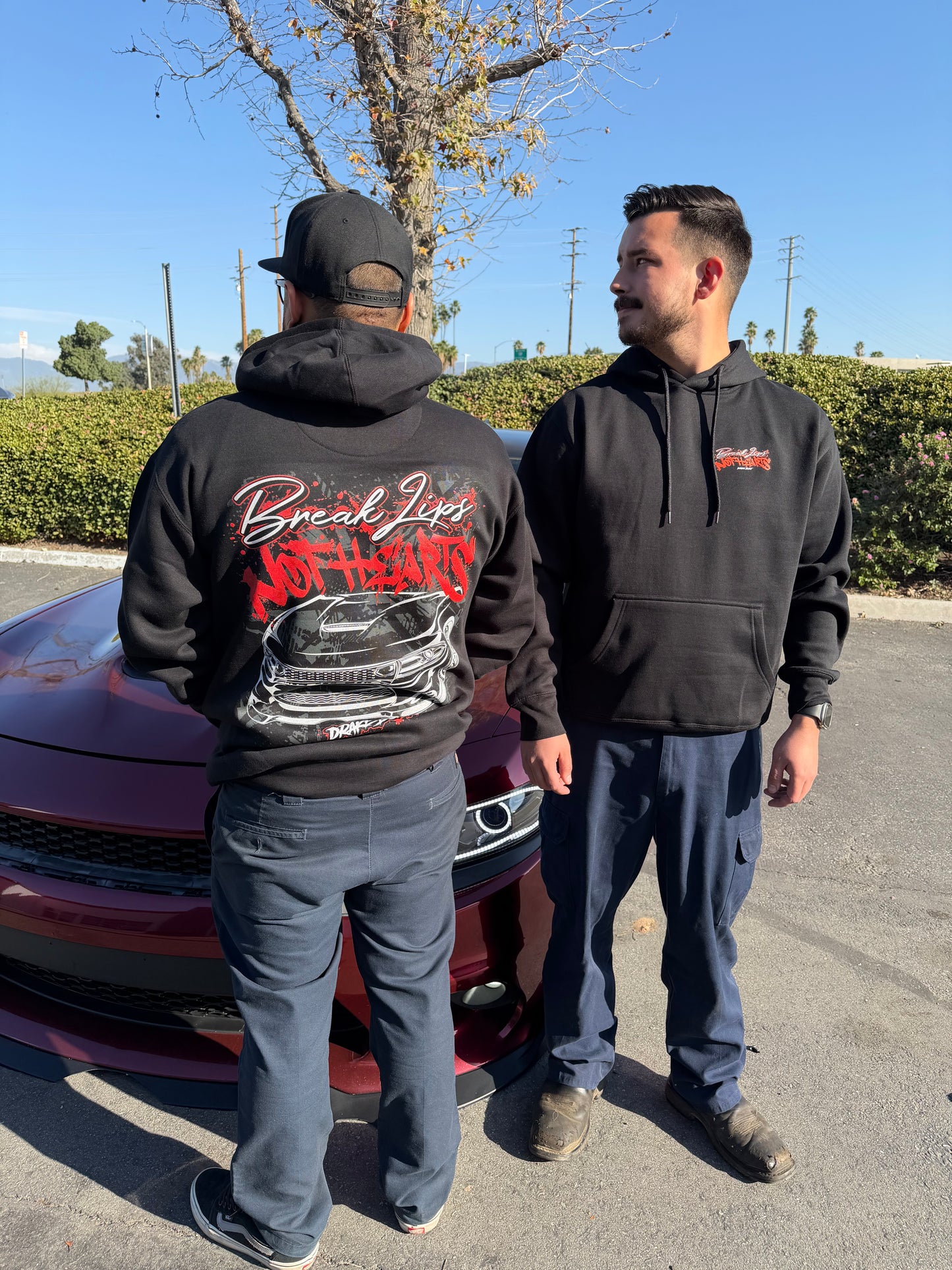 Break Lips Not Hearts Hoodie