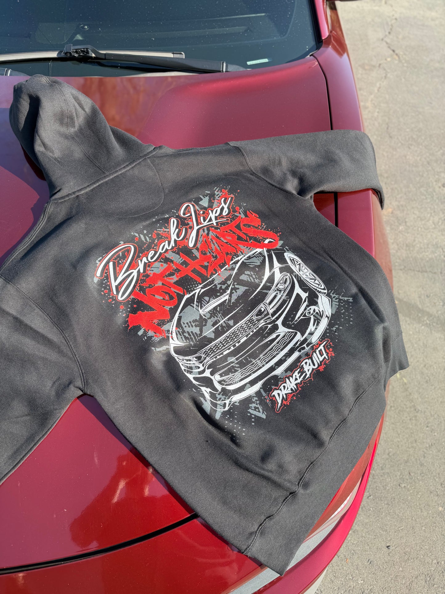 Break Lips Not Hearts Hoodie