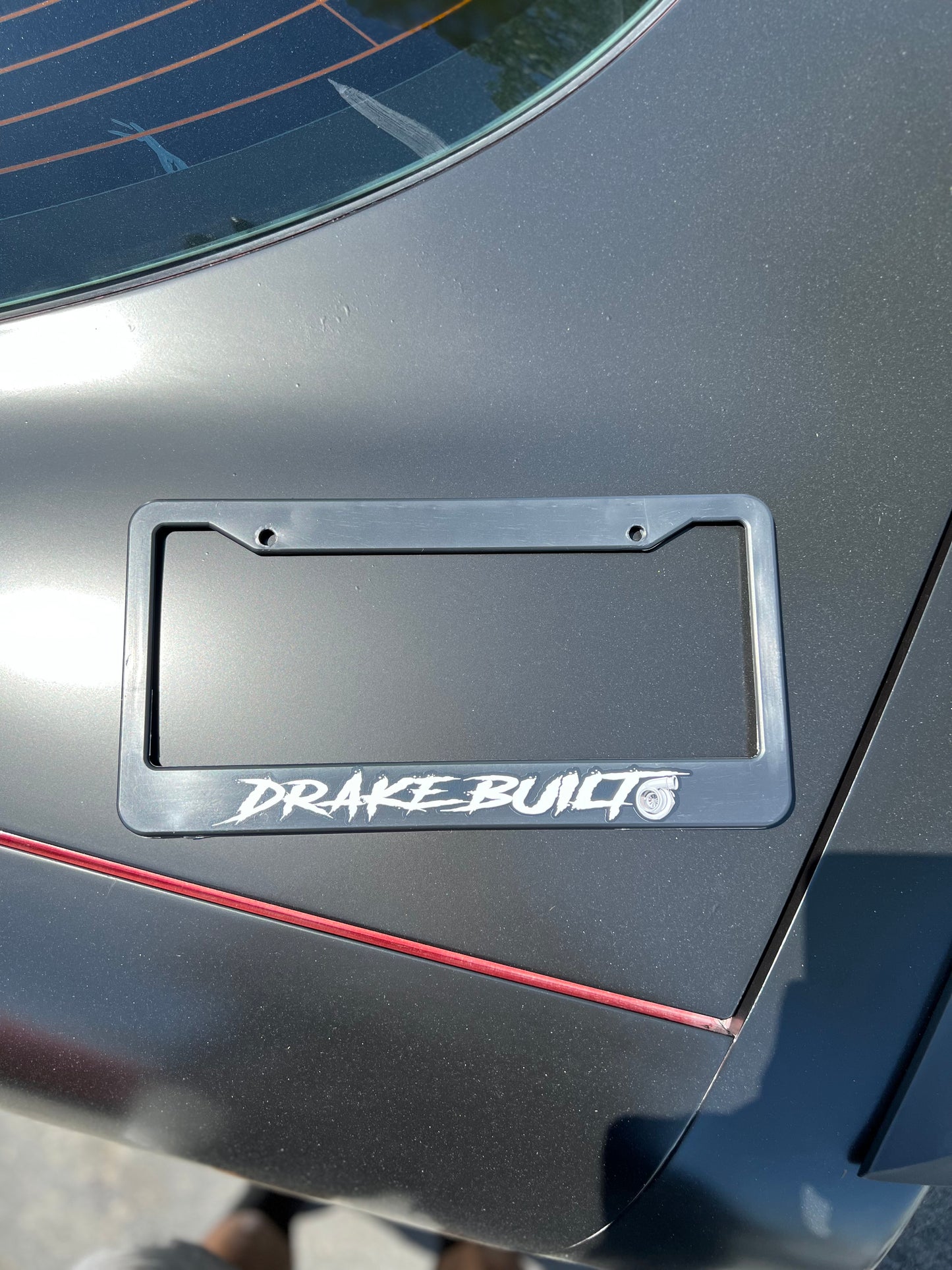 Drake Built License Plate Frame